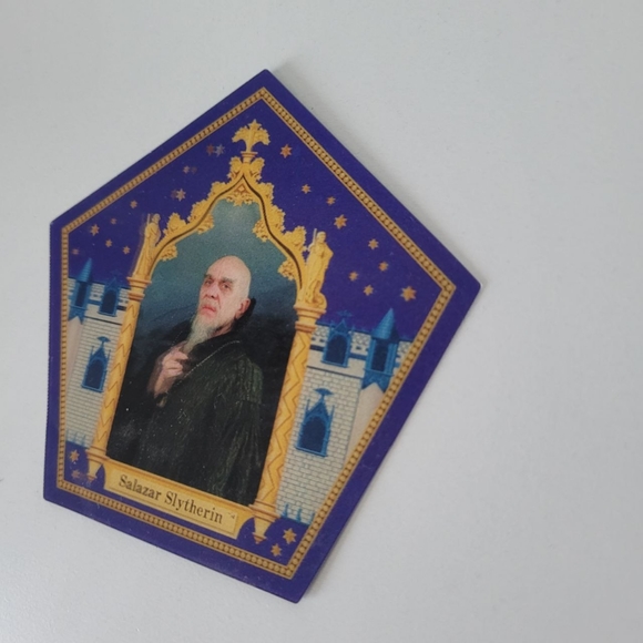 Harry Potter Chocolate Frog Hologram Card Salazar Slytherin Universal Studios - Picture 3 of 5